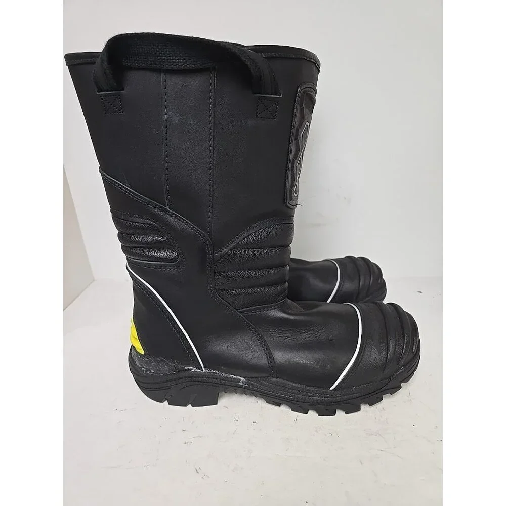 Honeywell PRO Series 5555 Nighthawk Structural Firefighting Boot Black Size 8W - Picture 6 of 7